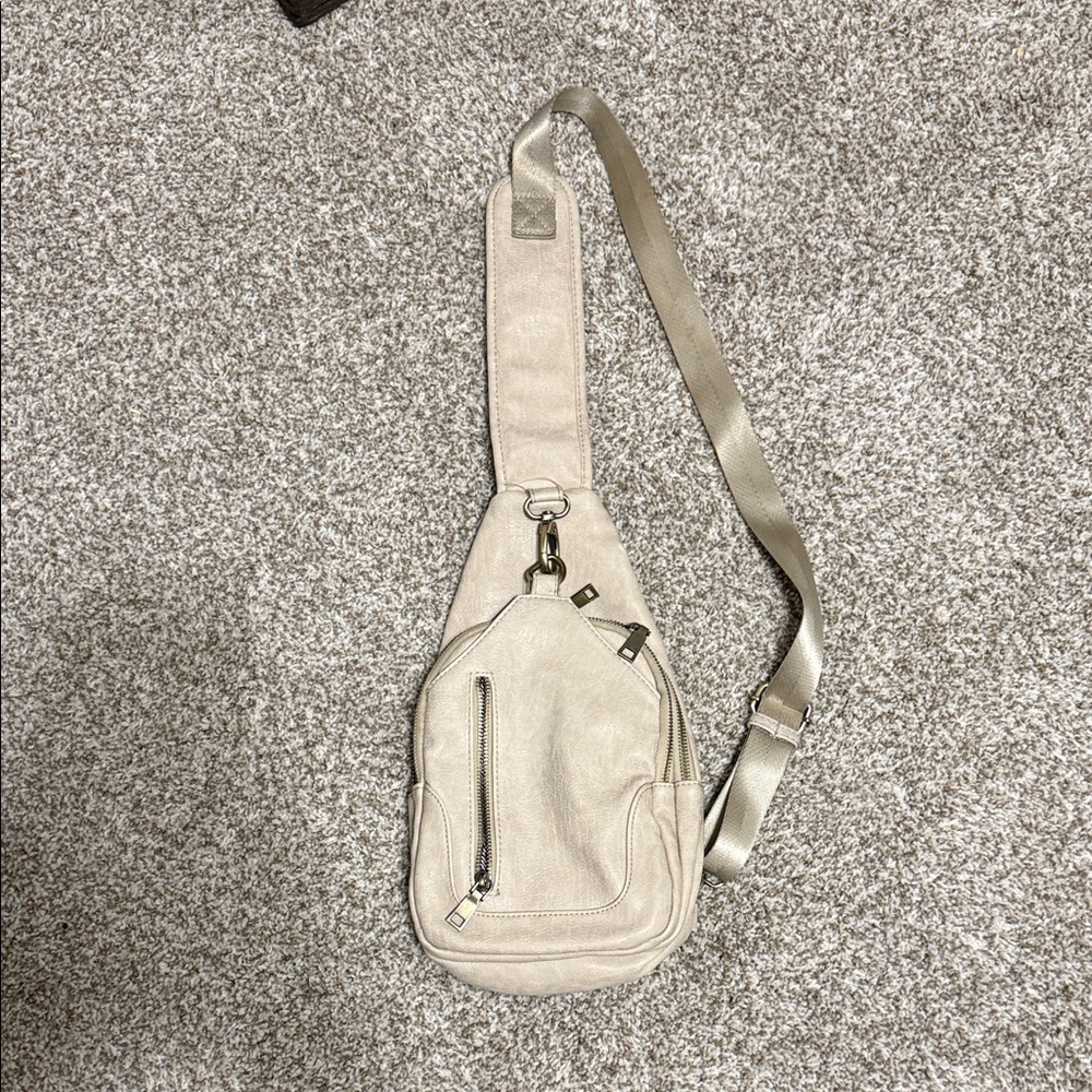 Altar'd State Cream Crossbody Bag
